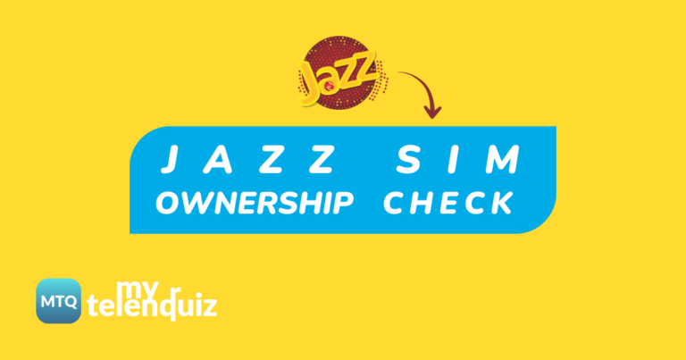 How to Check Jazz SIM Owner
