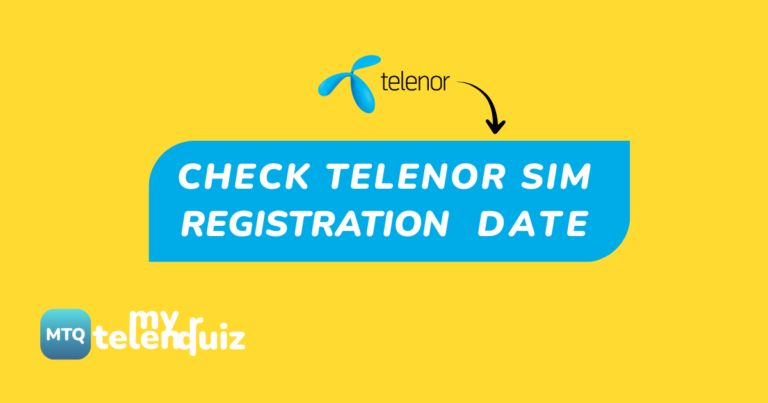 How to Check Telenor SIM Registration Date